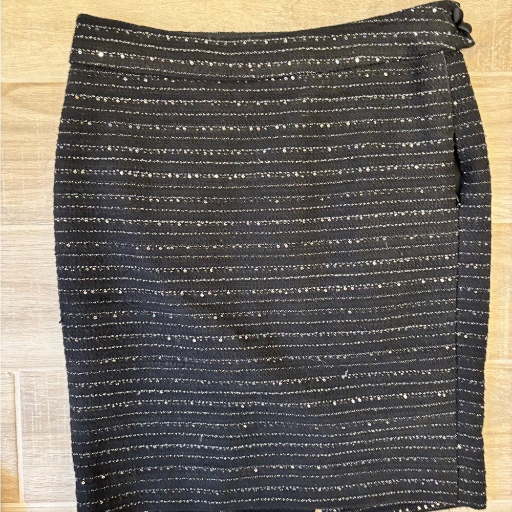 The Limited Black Sequin Pencil Skirt for Work